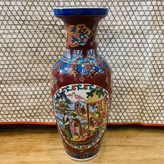 中国陶器 置物 花瓶 