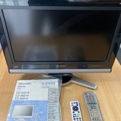 20インチ液晶テレビ　シャープ　LC-20D10