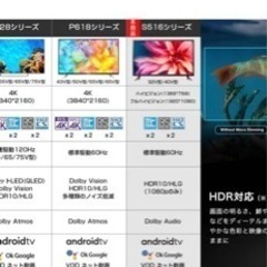 限定1台！TCL 40V型 40S516 フルハイビジョンテレビ