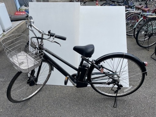 電動アシスト自転車（27インチ）ブリジストン　電動/黒　　中古品