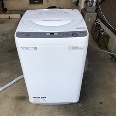 【ネット決済】シャープの洗濯機　6キロ　ES-GE6B-W 20...