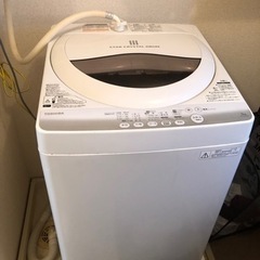 洗濯機☆5kg☆ホワイト