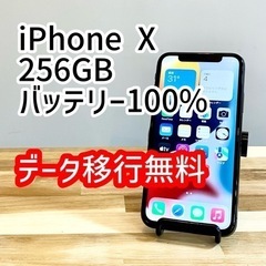 【バッテリー100%】256GB iPhone X