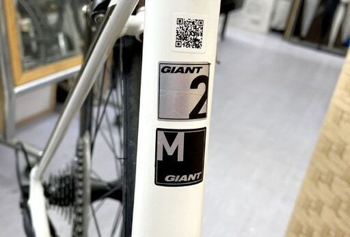 ロードバイク GIANT CONTEND2 ロードバイク Mサイズ ホワイト アルミ 