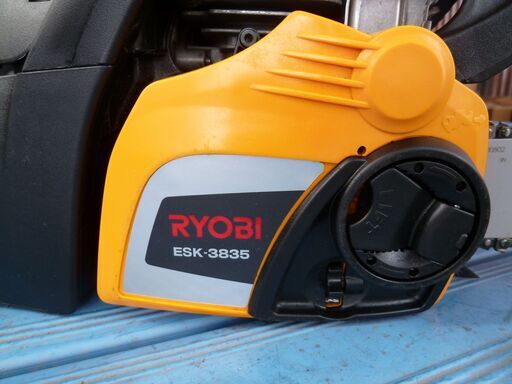 RYOBI エンジンチェーンソー ESK-3835/2サイクル・エンジン始動