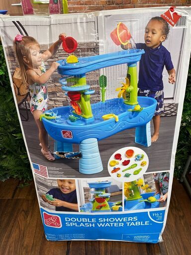 【店頭引き取り限定】ステップ２ ダブルシャワー スプラッシュ ウォーターテーブル（未組み立て）