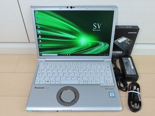 K02　新品 1TB NVMe パナソニック Let's Note CF-SV8 美品 office2019