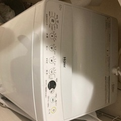 【2019年式】洗濯機4.5k  ハイアール