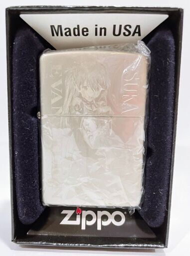 Zippo ジッポ エヴァンゲリオン アスカ ラングレー 2009年製 シリアルナンバー有り NO.2450 オイルなし