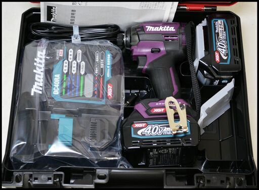 未使用 マキタ 40V TD002GDX (AP) 紫 オーセンティックパープル