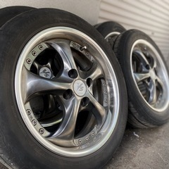 最終値下げ ワーク work VS-KF 15インチ タイヤ アルミセット 4本 