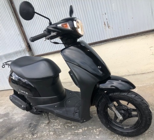 動画有り SUZUKI レッツ 原付 50cc タイヤ前後新品 美車