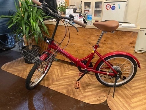 20インチ折りたたみ自転車　6速