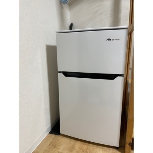 2019年製 Hisense 2ドア冷凍冷蔵庫 HR-B95A ハイセンス　冷蔵庫