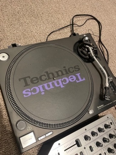 Technics ターンテーブルSL-1200MK3黒 2台＋ミキサー DJセット