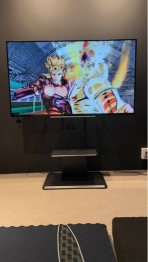 【No,41】TOSHIBA REGZA55インチ4Kテレビ＋レグザリモコン＋テレビスタンドセット＋HDMI