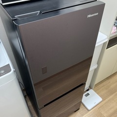 【ネット決済】154L冷凍冷蔵庫(ハイセンス)ダークブラウン※1...