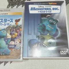 モンスターズインクDVD BluRay 2枚セット