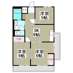 【賃貸】🏢叶Room✨（3DK）岡本」駅 徒歩26分 ★初期費用...