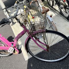 古い自転車です。