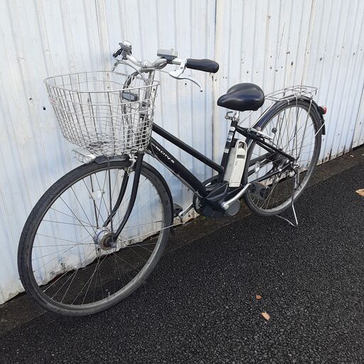 R4130電動アシスト自転車 2008年ヤマハ PAS CITY 27インチ バッテリー　充電器　鍵1本付き
