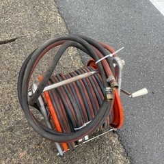 ガス溶断　溶接　切断器　ゲージ　ホースリール30m