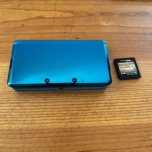 ニンテンドー3DS アクアブルー　ポケモンハートゴールド