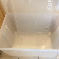 IKEA  SAMLA サムラ ふた付き収納ボックス, 特大　キ...