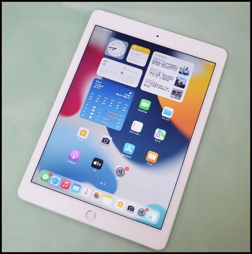 中古 au iPad Air2 16GB シルバー 3A102J/A A1567 au 〇判定 デモ機 中古本体
