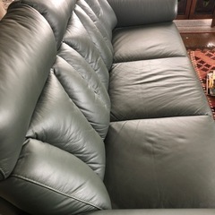 決定しました　9月20日まで掲載　三人掛けソファ　ニトリ　革