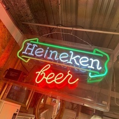 ネオンサイン　ハイネケン　Heineken beer ネオ…