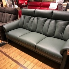 決定しました　9月20日まで掲載　三人掛けソファ　ニトリ　革