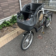 値下げ中⭕️子供乗せ自転車 20インチ 付属品有