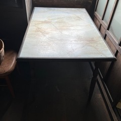 決まりました！古い食卓テーブルあげます。