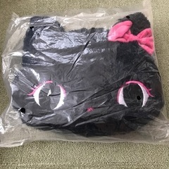 黒猫クッション