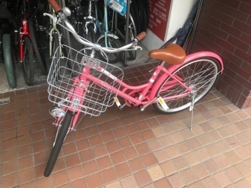 ★美品★24インチ　子供用自転車　ピンク色