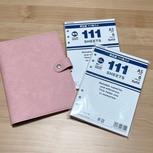 新品☆A5 6穴ファイルバインダー
