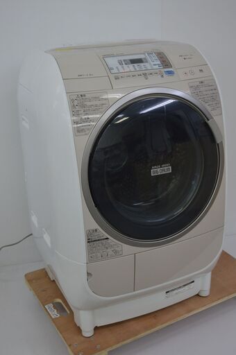 激安 先着順♪ 日立 9.0kg ドラム式洗濯機 BD-V3400L 2011年製 【固定ボルトなし】【256】