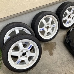 TE37 165/50R15 4H PCD100 6j＋40