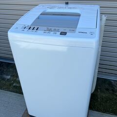 【ネット決済・配送可】日立　洗濯機　NW-R705　2021年製...