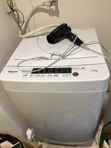 ハイセンス洗濯機 5.5kg 2020年製 ibagim.ci
