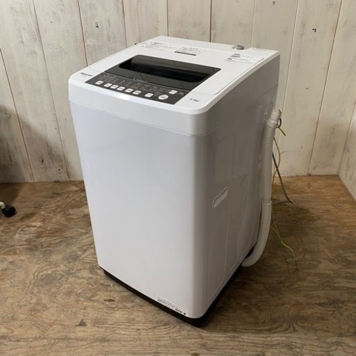 10/7 終 Hisense 全自動電気洗濯機 HW-T55C 2018年製 5.5kg 洗濯機 ハイセンス 菊倉KK
