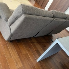 ニトリ　リクライニングソファー　3人掛け