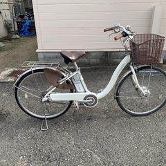 【ネット決済・配送可】サンヨー電動自転車