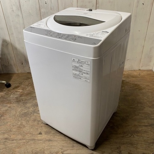 9/12 終 奥田 TOSHIBA 電気洗濯機 AW-5G6 ホワイト 5.0kg 2018年製 洗濯機 東芝 菊倉KK