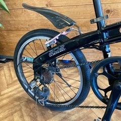 DOPPELgänger 202blackmax】アルミフレーム 20インチ折りたたみ自転車