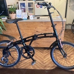 DOPPELgänger 202blackmax】アルミフレーム 20インチ折りたたみ自転車