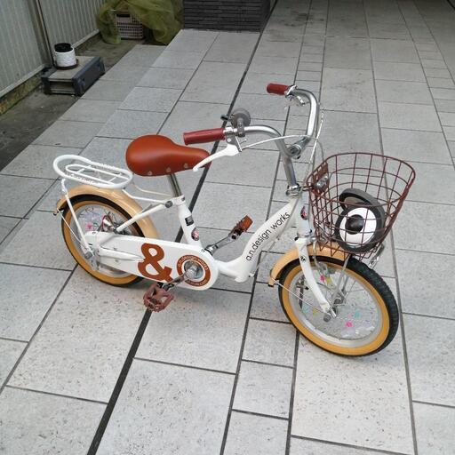 アンドスタイル　キッズ自転車　補助輪自転車　ファースト自転車　14インチ　お洒落　綺麗な商品
