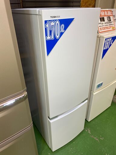 【愛品館八千代店】保証充実TOSHIBA2020年製170L2ドア冷凍冷蔵庫GR-R17BS