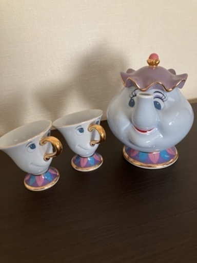 譲渡先決まりました】ポット夫人 チップ 美女と野獣 ディズニー Disney